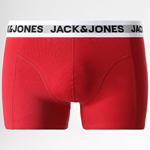 Lot De 3 Boxers Rikki Vert Kaki Bleu Marine Rouge