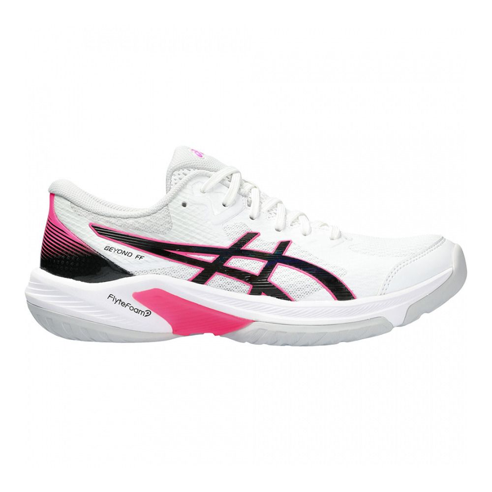 Asics BEYOND FF - Chaussures handball Femme white/hot pink