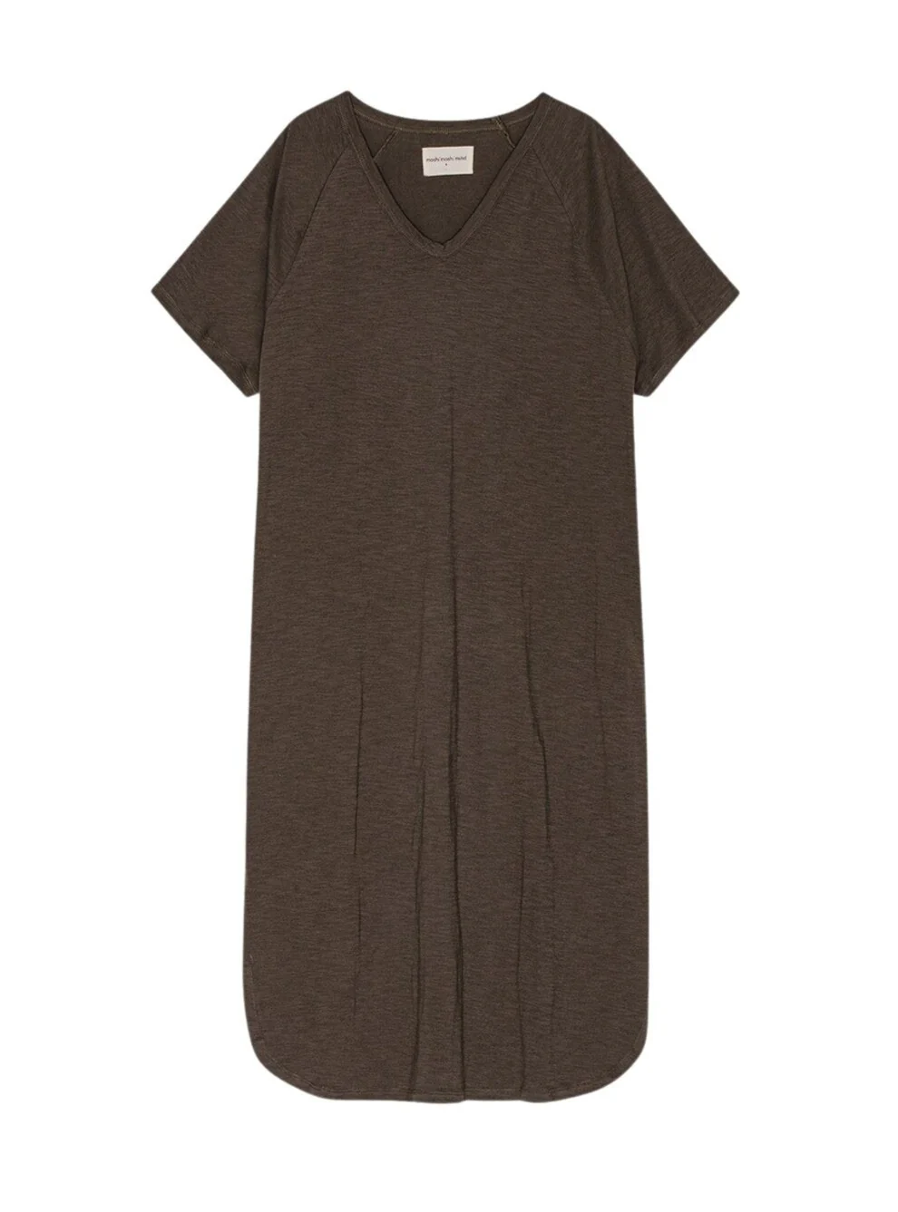 Moshi Moshi Mind  Adore t-shirt kjole - Stone Brown