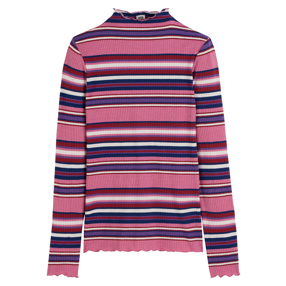 COLEÇÃO LA REDOUTE<br>Camiseta com gola alta e mangas compridas