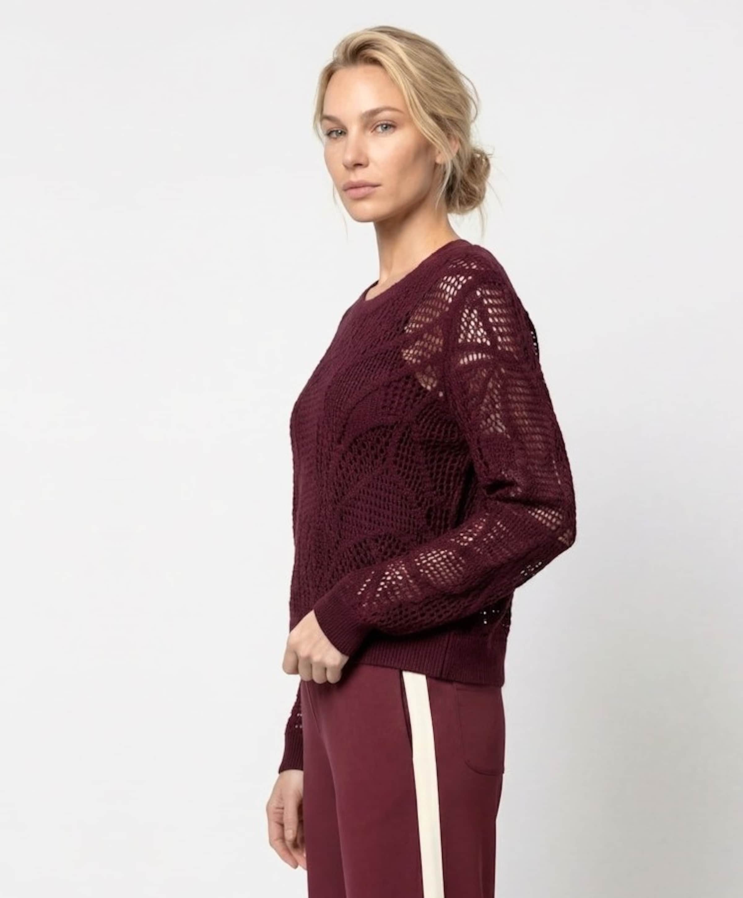 Monari Dames trui bordeaux