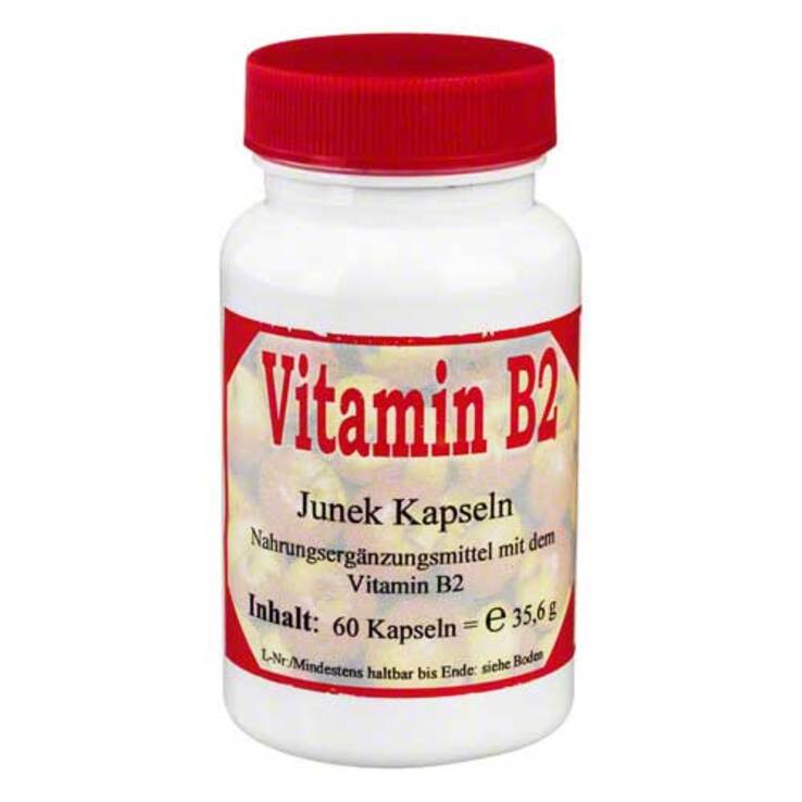 Vitamin B2 3,6 mg Junek Kapseln, 60 St