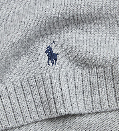 Polo Ralph Lauren Halst?rkl?de - Uld - Gråmeleret