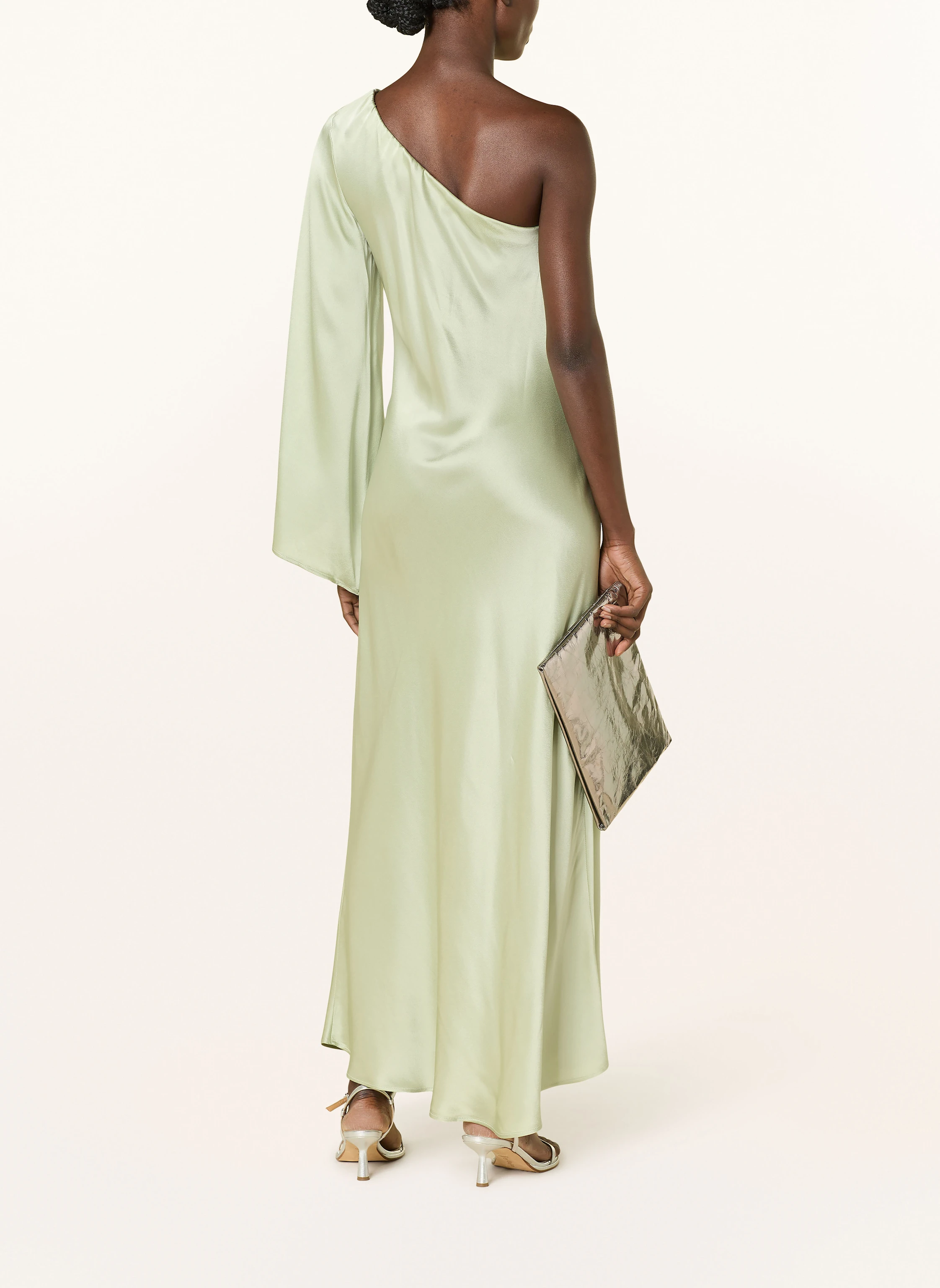 ottod'ame One-Shoulder-Kleid aus Satin