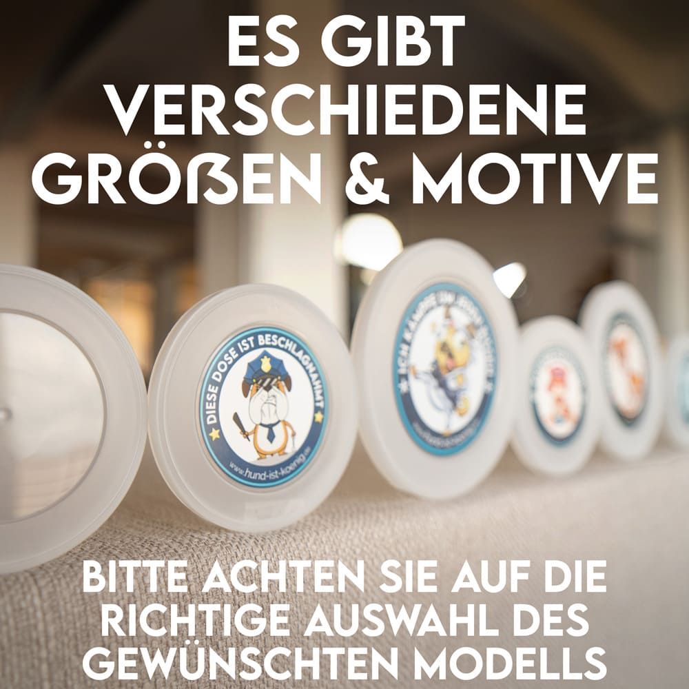 HUND IST KÖNIG® Dosendeckel, Deckel für Dosen halten Tierfutter frisch, schließen Gerüche ein