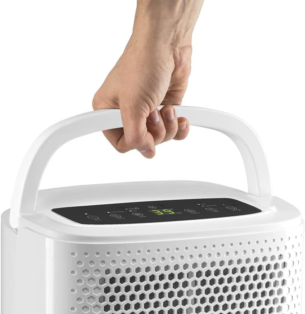 TROTEC Raumentfeuchter elektrisch TTK 26 E – Leistung 10 L/Tag – Fläche 15 m² / 37 m³ – Entfeuchtungsgerät mit Autoabschaltung
