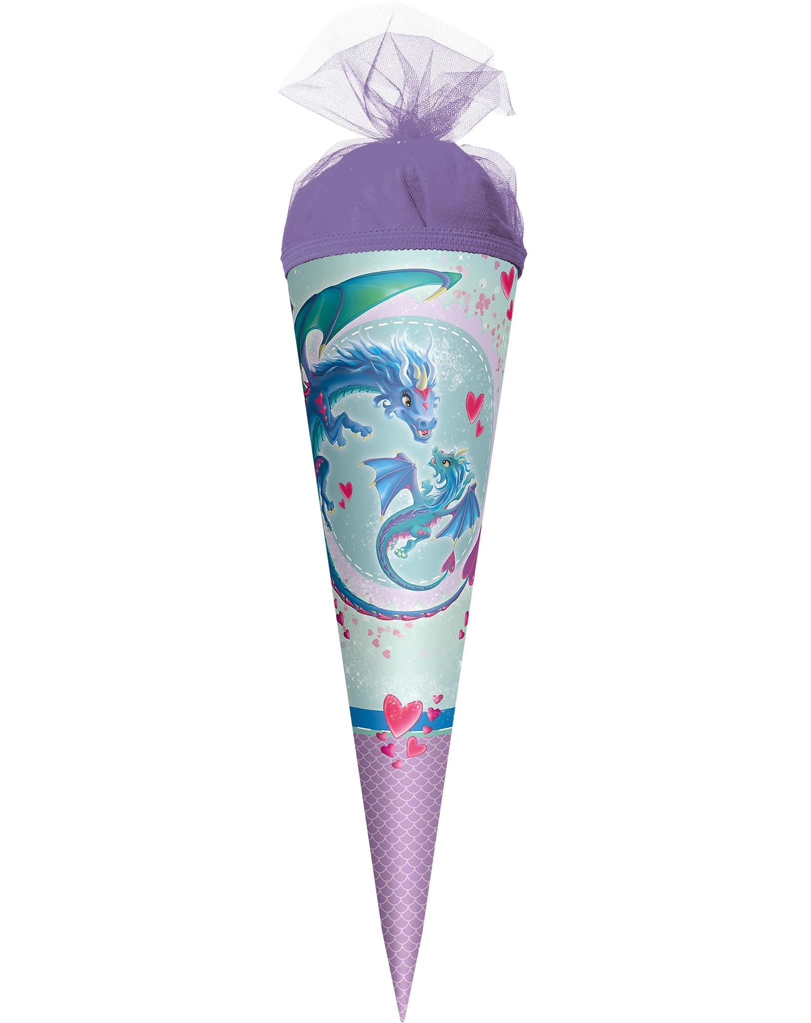 Schultüte DRACHENLIEBE (50cm)