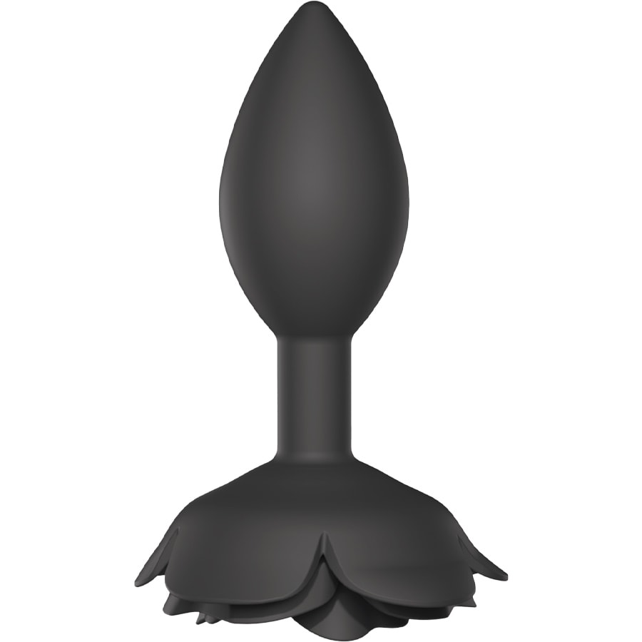 Plug anal - Open rose - Taille L - Noir
