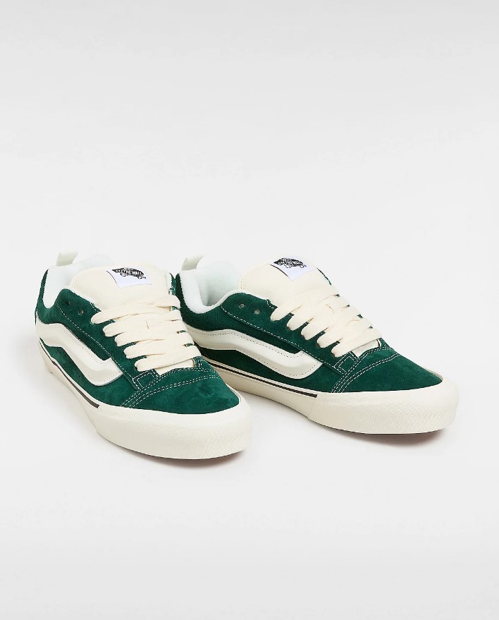 Vans Knu Skool Pig Suede Green 4.5 US / 36 EU