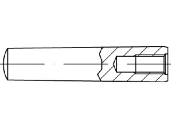 TOOLCRAFT TO-5436888 Keglesøm 8 mm Stål 10 stk