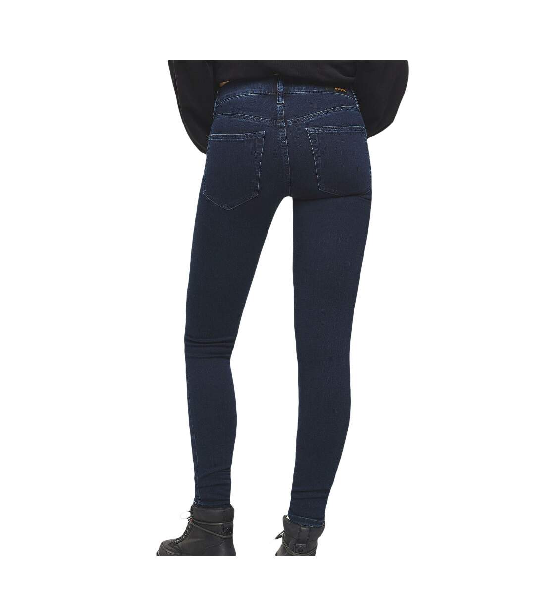 Jean Super Skinny Bleu foncé Femme Diesel Slandy