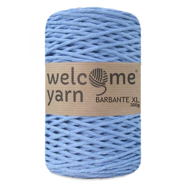 Welcome Yarn Fio Macramê Barbante Xl 3mmx120M Azul Bebe 14 300G