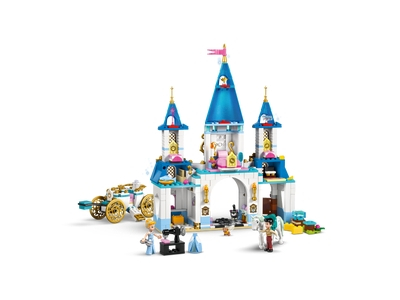 LEGO Assepoesters kasteel en paardenkoets (43275)