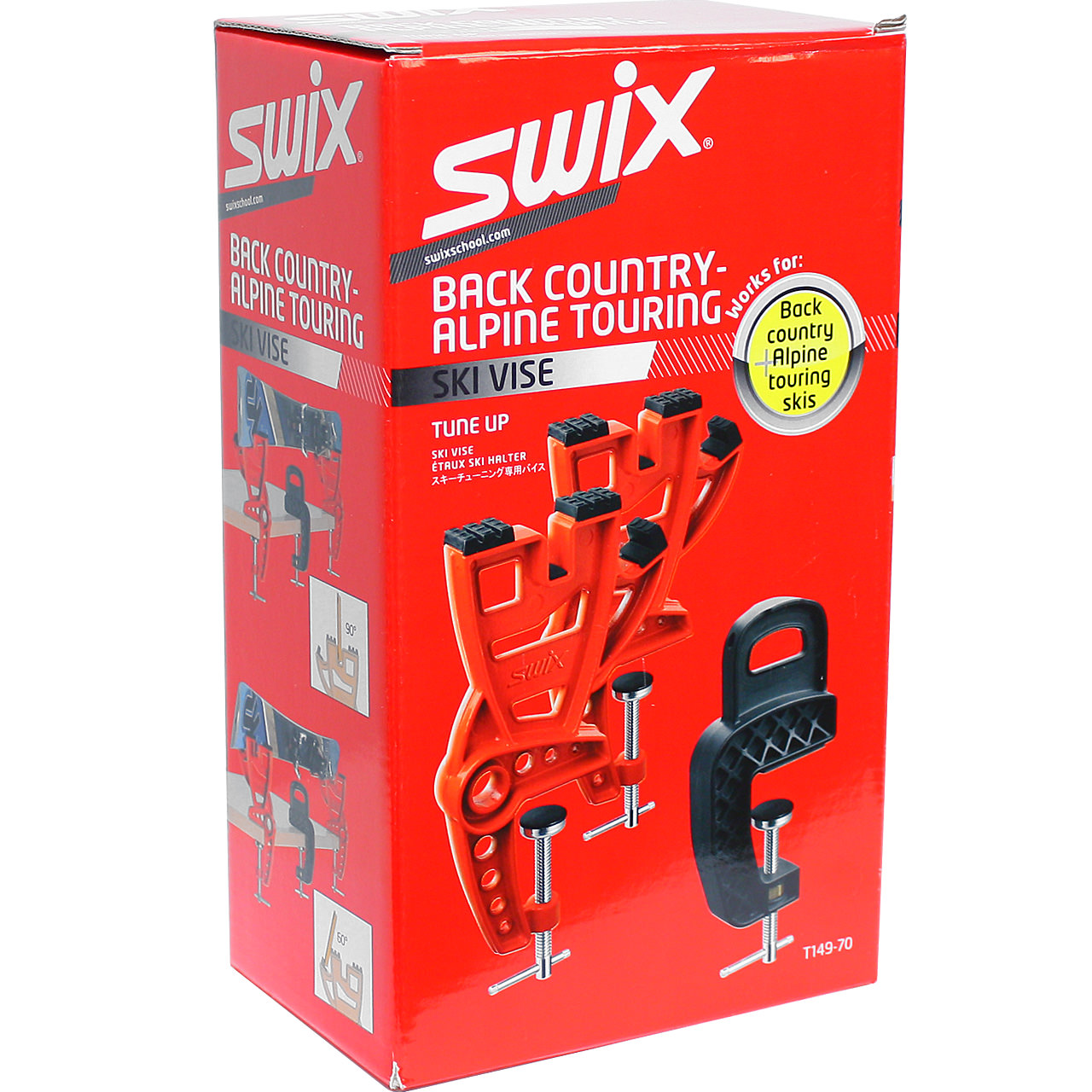 Swix T149-70 Backcountry Skihalterung 3-teilig | Swix Wachseisen / Einspannvorrichtungen | Swix | S | MARKEN | XSPO