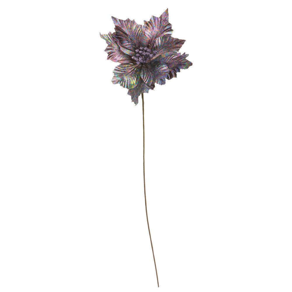 Bahne Interior  Gren med flosset blade, lilla - H50 cm