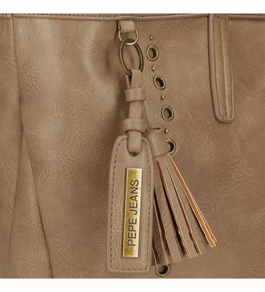 Bolsa transversal bege Pepe Jeans Camper - 21,5 x 15 x 5,5 cm