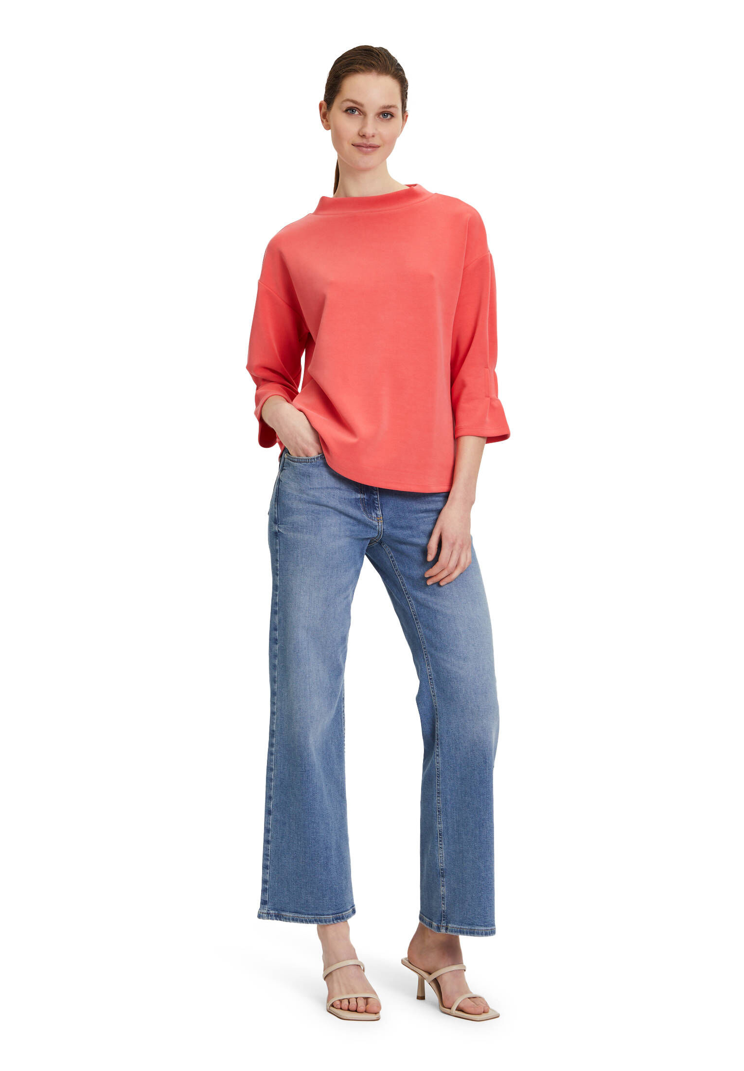 Betty Barclay| Damen Sweatshirt mit Trompetenärmeln