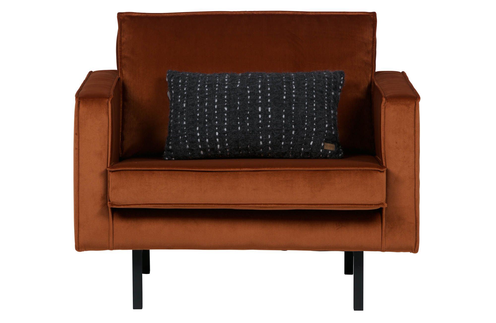 Rodeo fauteuil velvet Roest