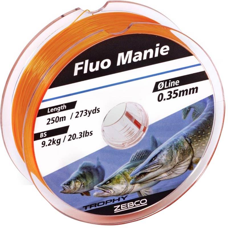 Nylon Zebco Trophy Fluo Manie