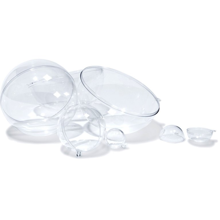 Polystyrol Kugel, transparent, hohl