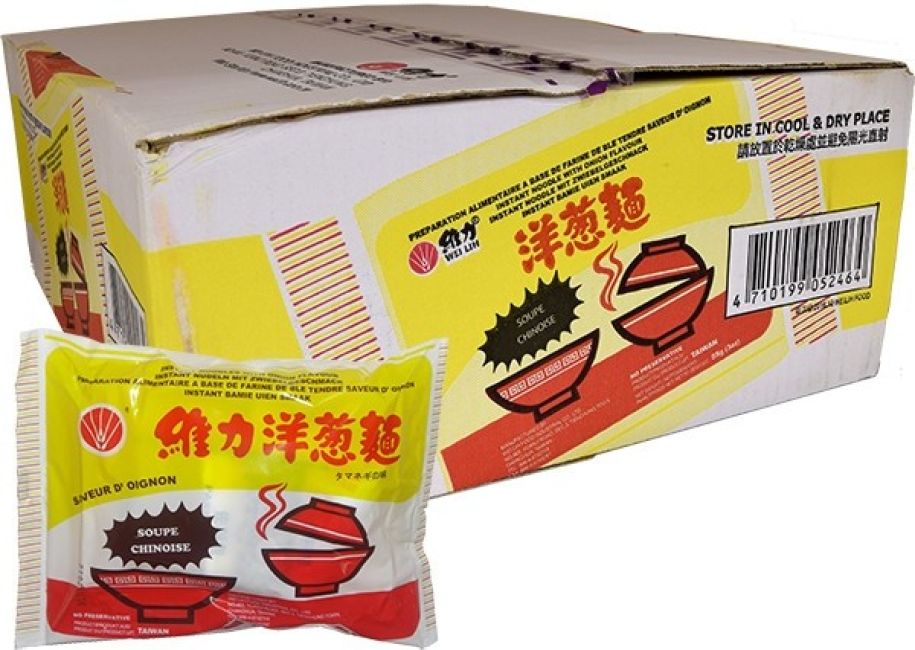 Wei Lih Instant Noedels Uiensmaak 30x85g