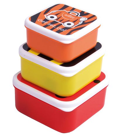 Trunki Snackbox - 3er-Pack - Marienkäfer/Biene/Tiger