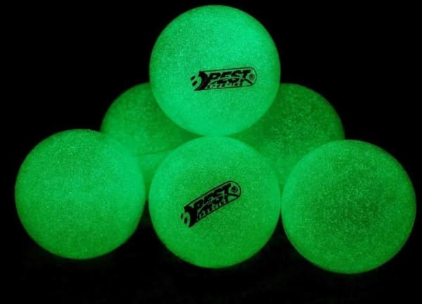 Best Sporting Luminous bordtennisballer, 6 stk