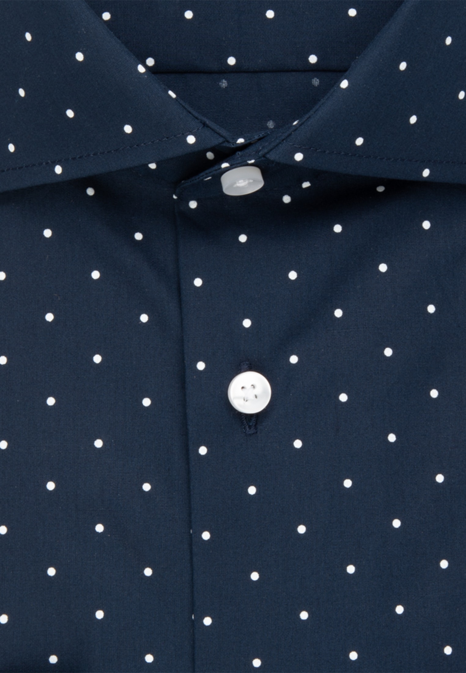 seidensticker Businesshemd »Slim«, Slim Langarm Kentkragen Punkte