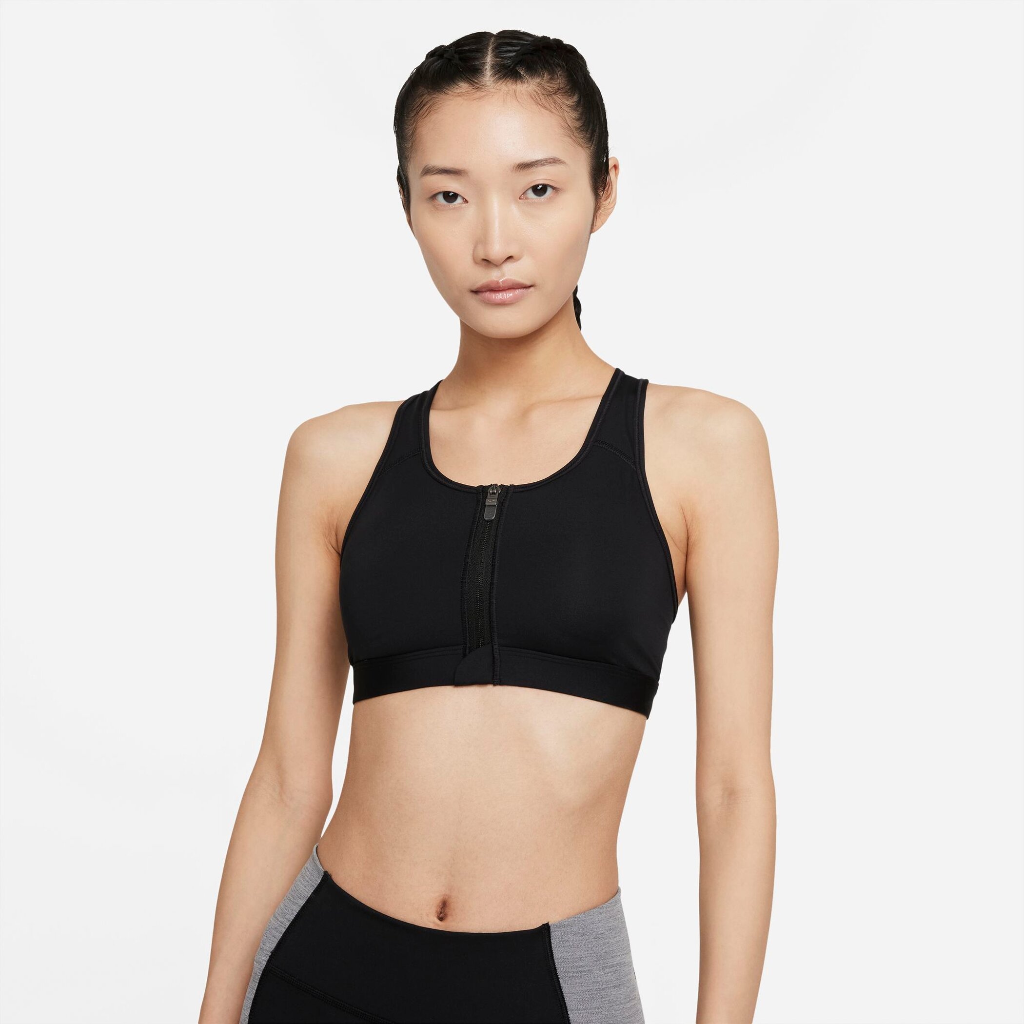 Nike W NK DF Swoosh Zip Front Bra