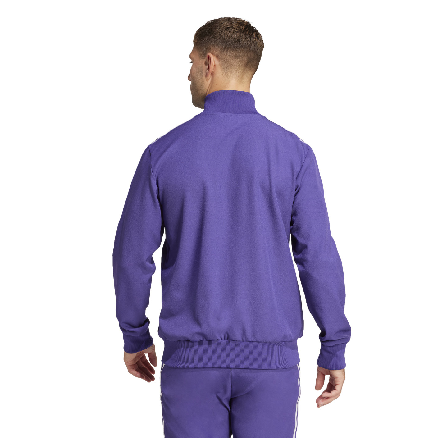 Adidas Real Madrid Icon Trainingsjack 2024-2025 Paars Wit