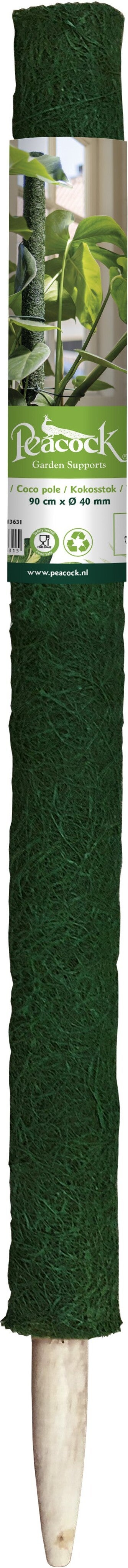 Peacock plantenstok groen D 4 H 90 cm