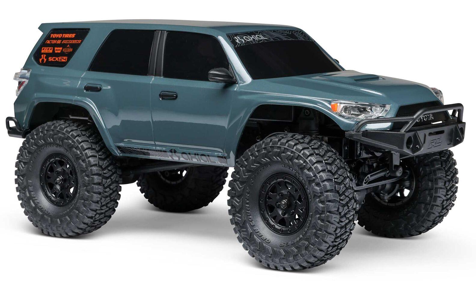 Scale Crawler SCX24 Toyota 4Runner 1:24 RTR - Grau<br>Rock Crawler Brushed 4WD mit Akku & Ladegerät