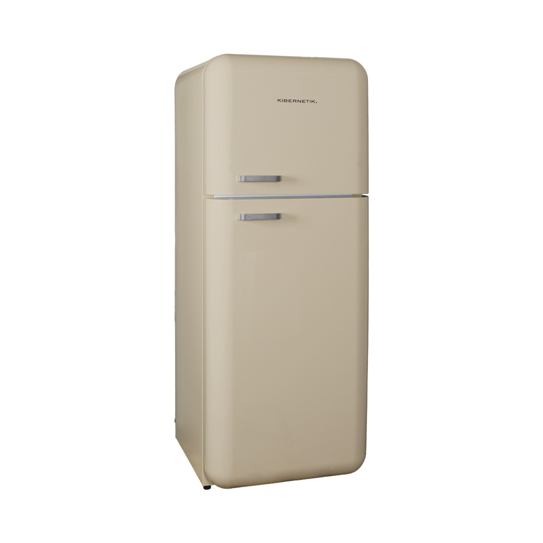 Kibernetik KSTK253 Retro Kühl-Gefrierkombination 237 Liter, beige