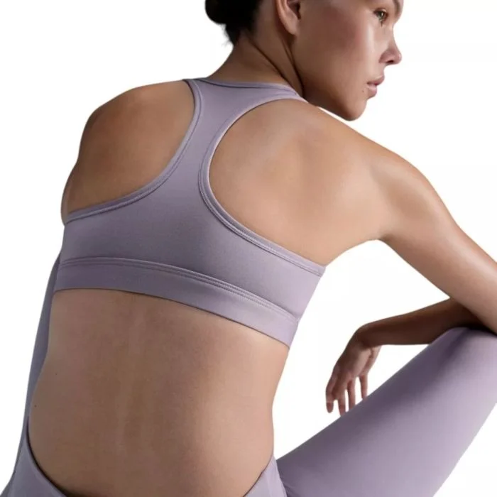 Nike Dame BH Swoosh Medium Support Bra Lilla