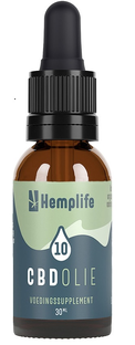Hemplife CBD Olie 10% Druppels 30ML