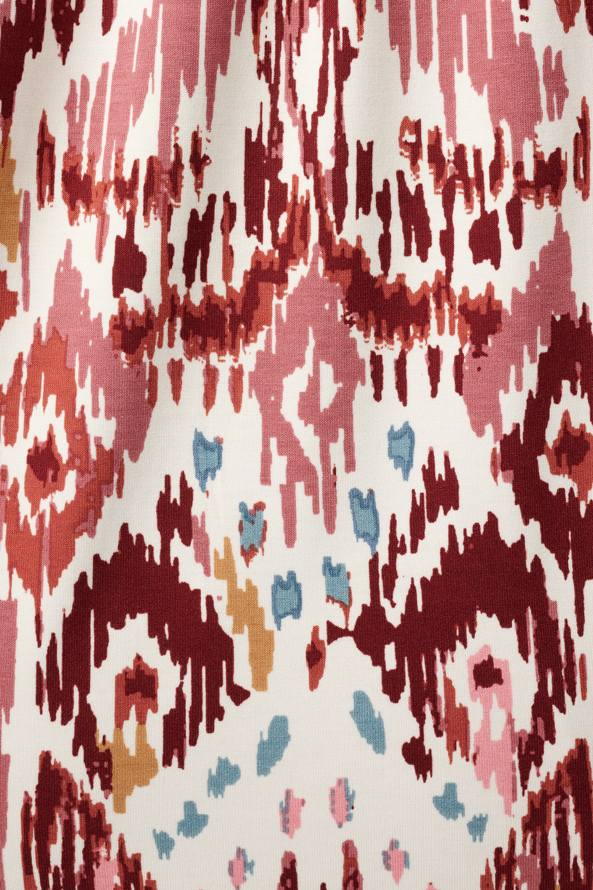 Top met print Multi Steen rood