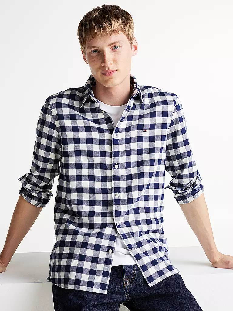 TOMMY HILFIGER Hemd blau