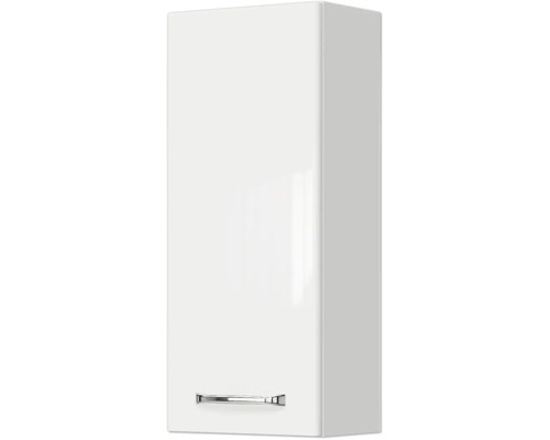 Pelipal Kumba badkamermeubelset (B x H x D): 137 x 200 x 50 cm, witte glanzende fronten, 5-delige set inclusief witte mineraalstenen wastafel, badmeubel en wandkast (99.1070126094)