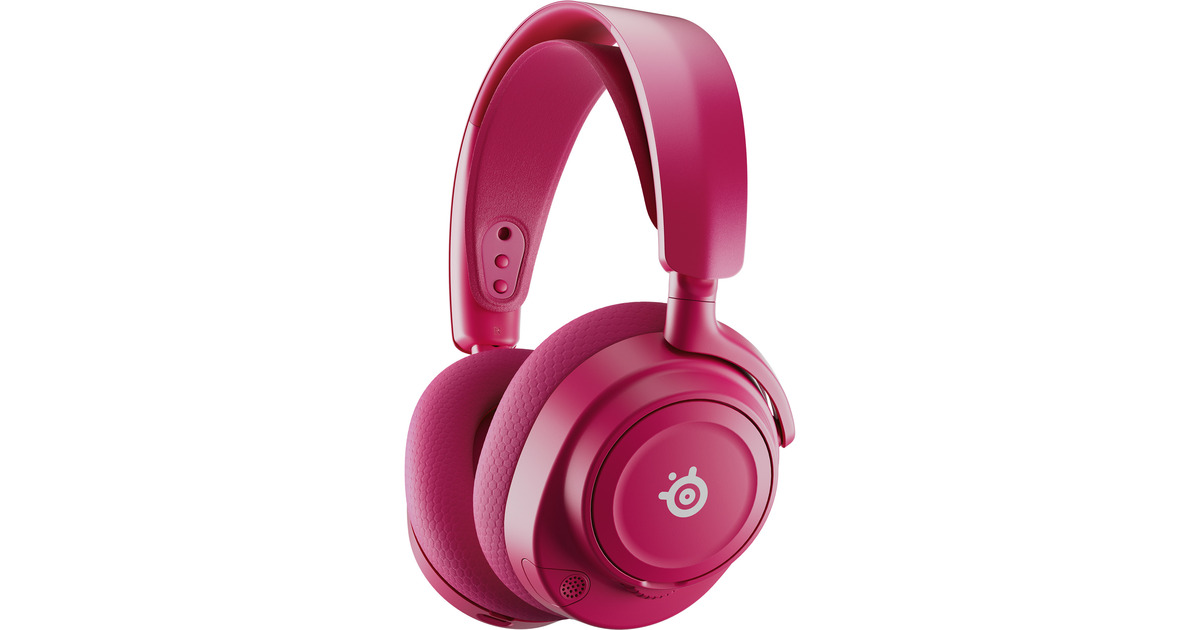 SteelSeriesArctis Nova 7P Wireless Gen 2 over-ear gaming headset  (Magenta, PlayStation 4, PlayStation 5, 2.4 GHz / Bluetooth)