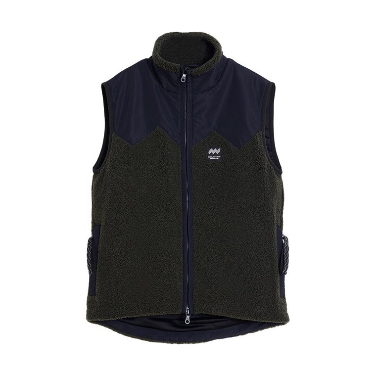 Mountain Works Pile Fleece Vest Military