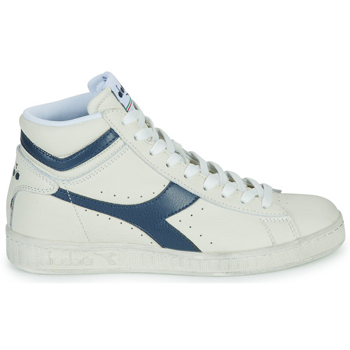 Diadora - GAME L HIGH WAXED - Blanc / Marine