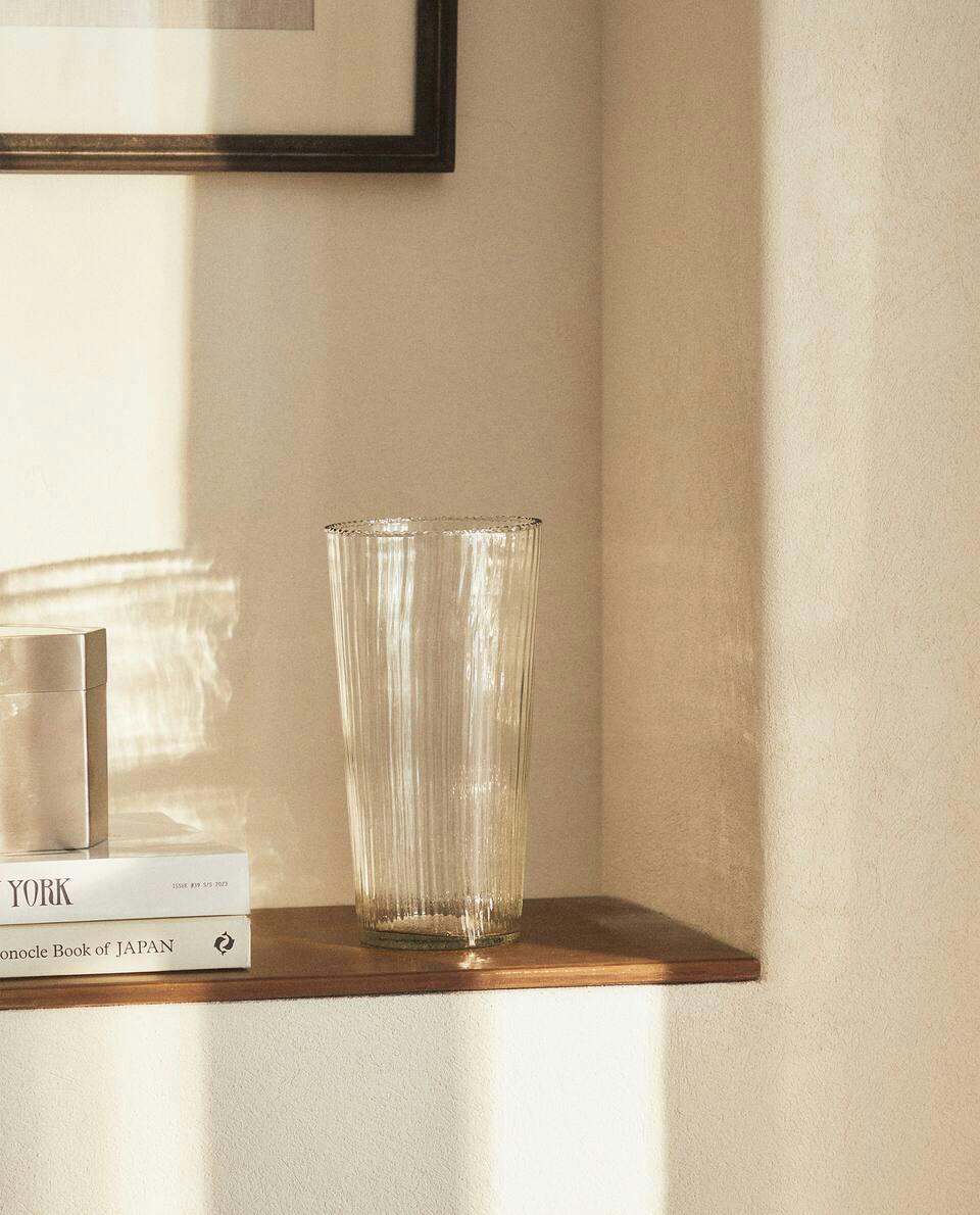VASO DE VIDRO ESPESSO