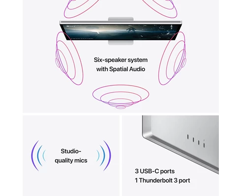 Apple Studio Display - Standard Glass - Tilt-Adjustable Stand