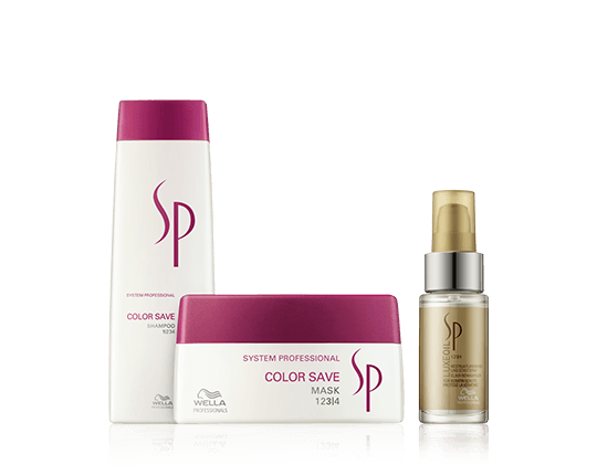 Wella SP System Professional Color Save Set mit Shampoo 250ml-200ml-30ml