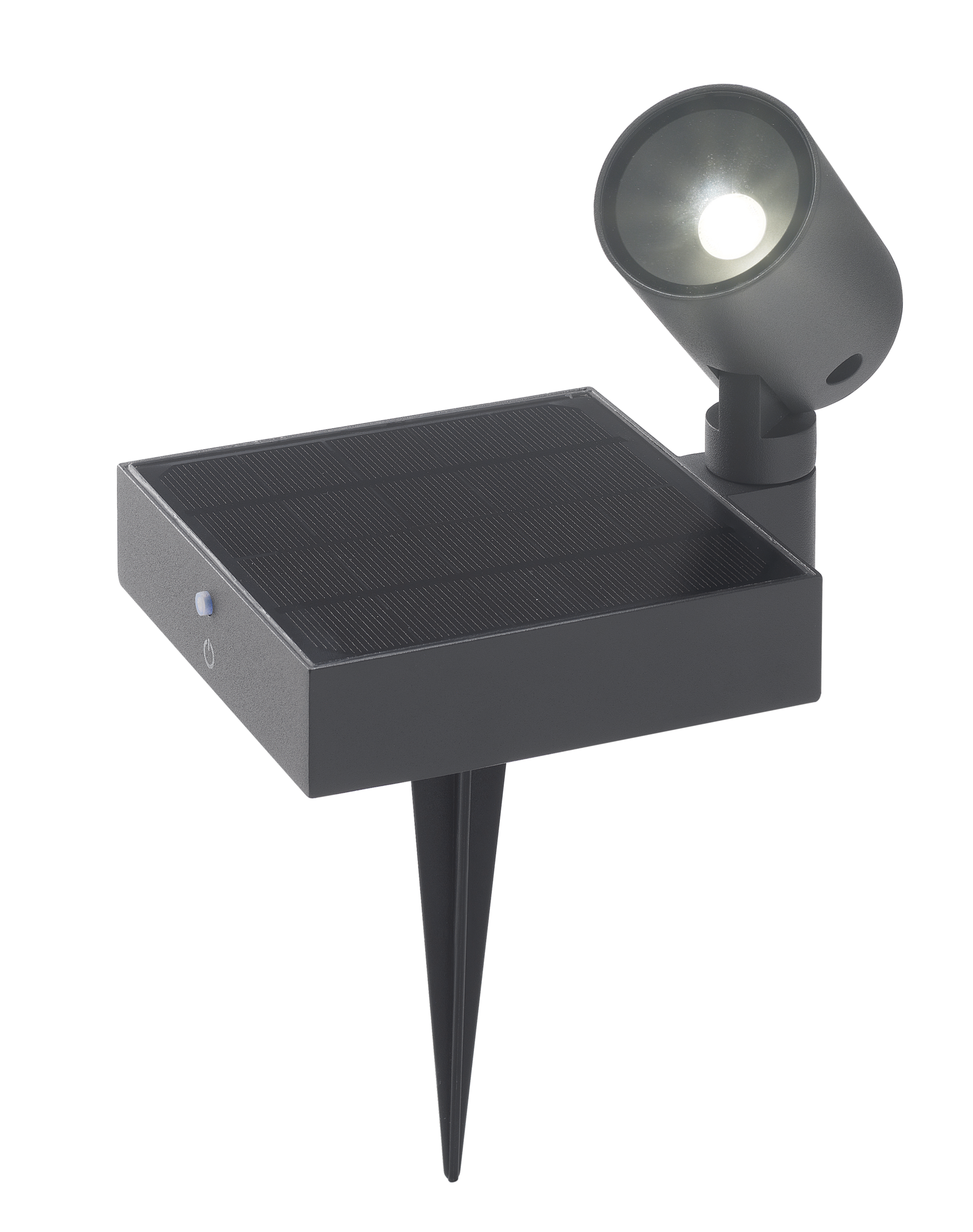 Zafferano zonne-energie spotlamp antraciet