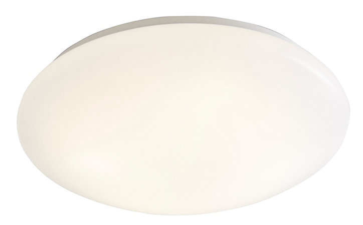 Plafonnier LED intégrée 1650lm 13W blanc froid GoodHome Ops blanc H.8.1 x Ø30 cm