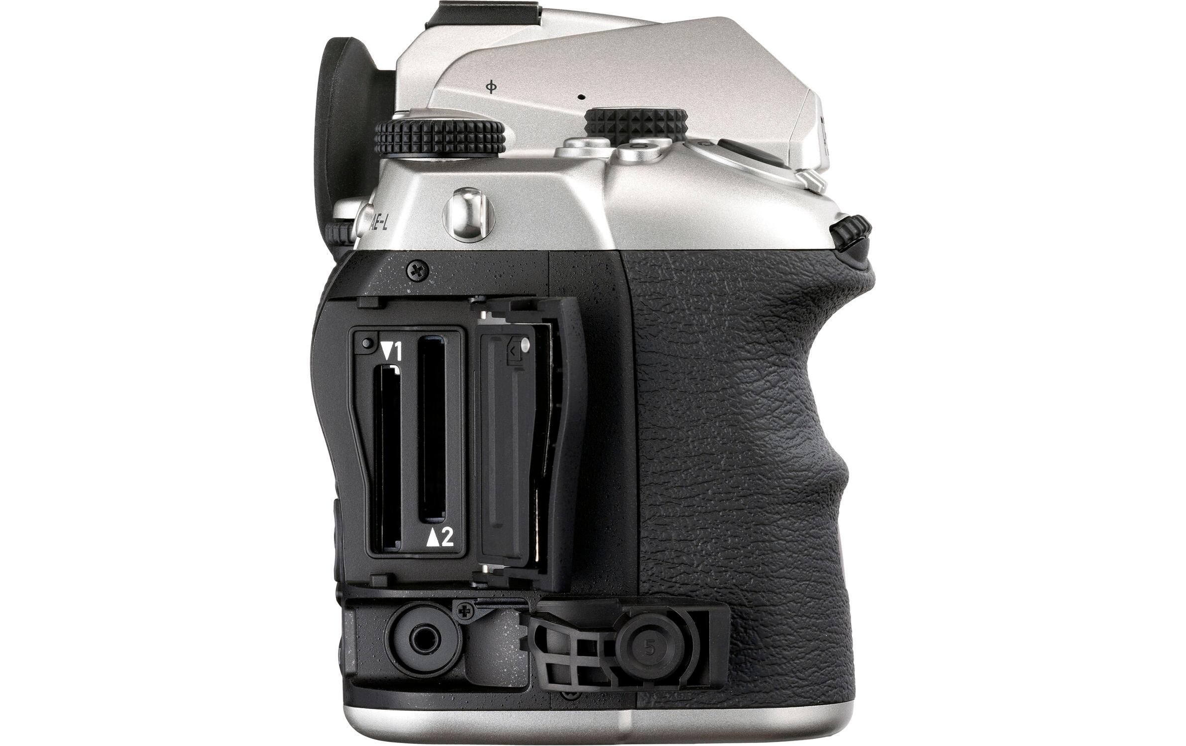 Fotokamera K-3 Mark III Body Silber<br>Robuste und wetterfeste Spiegelreflexkamera mit APS-C-Sensor