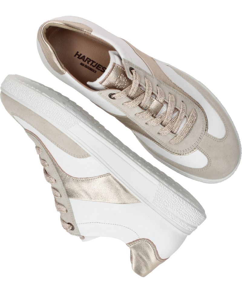 Hartjes Sneakers Beige Dames
