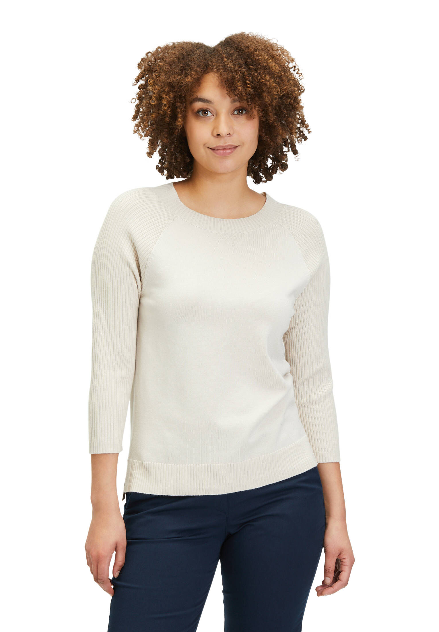Betty Barclay| Damen Feinstrickpullover mit Rippenstruktur