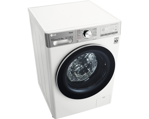 LG V9WD128H2 wasdroger, capaciteit 12 kg/8 kg